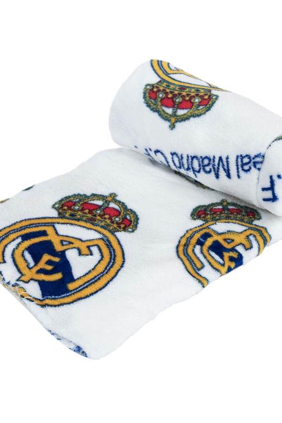 Real Madrid FC Multi Crest Fleece Blanket 2