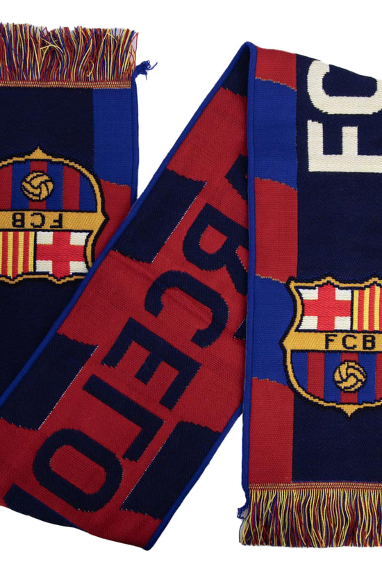 FC Barcelona Navy Stripe Scarf