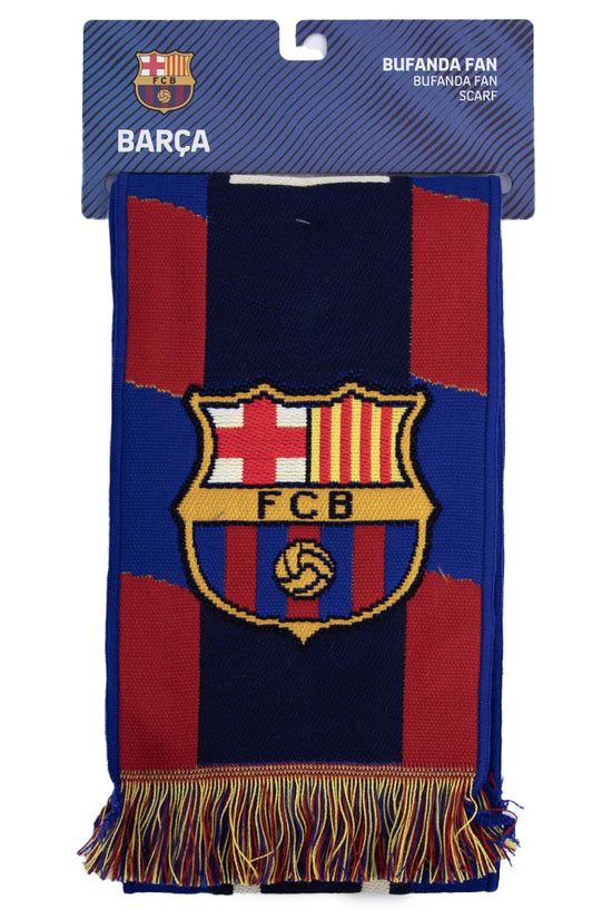FC Barcelona Navy Stripe Scarf