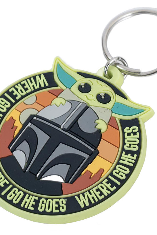 Star Wars The Mandalorian Grogu Mando PVC Keyring 1