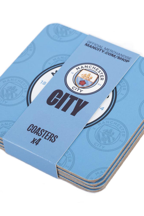 Manchester City FC 4pk Cork Coaster 3