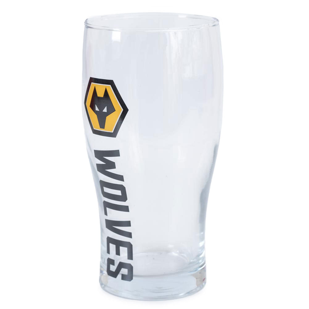 Wolverhampton Wanderers FC Tulip Pint Glass 1