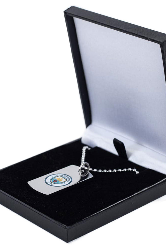 Manchester City FC Colour Crest Dog Tag Chain 3