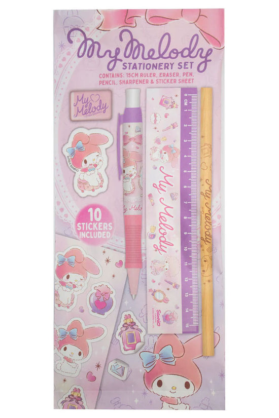 My Melody 6pc Stationery Set 1
