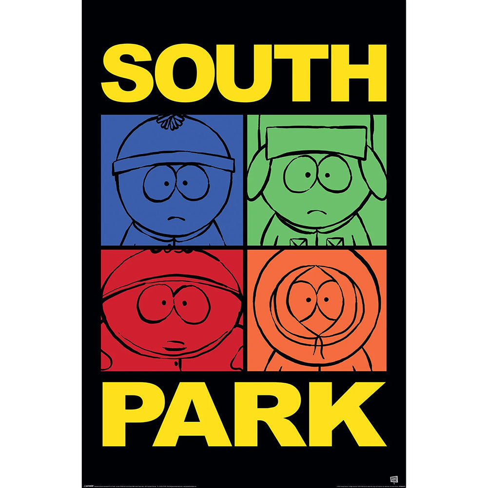 South Park Block Colour Poster 196