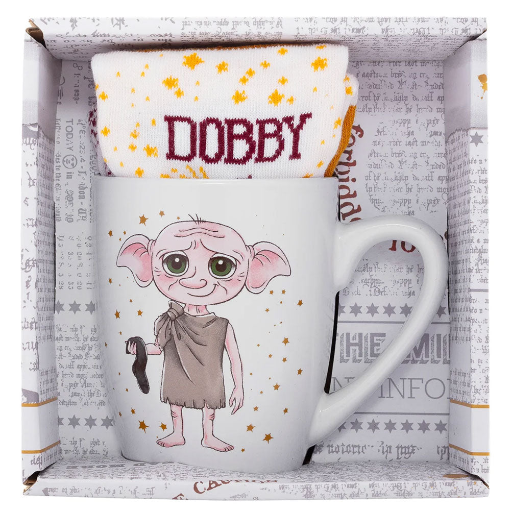 Harry Potter Dobby Ladies Mug Sock Set 4