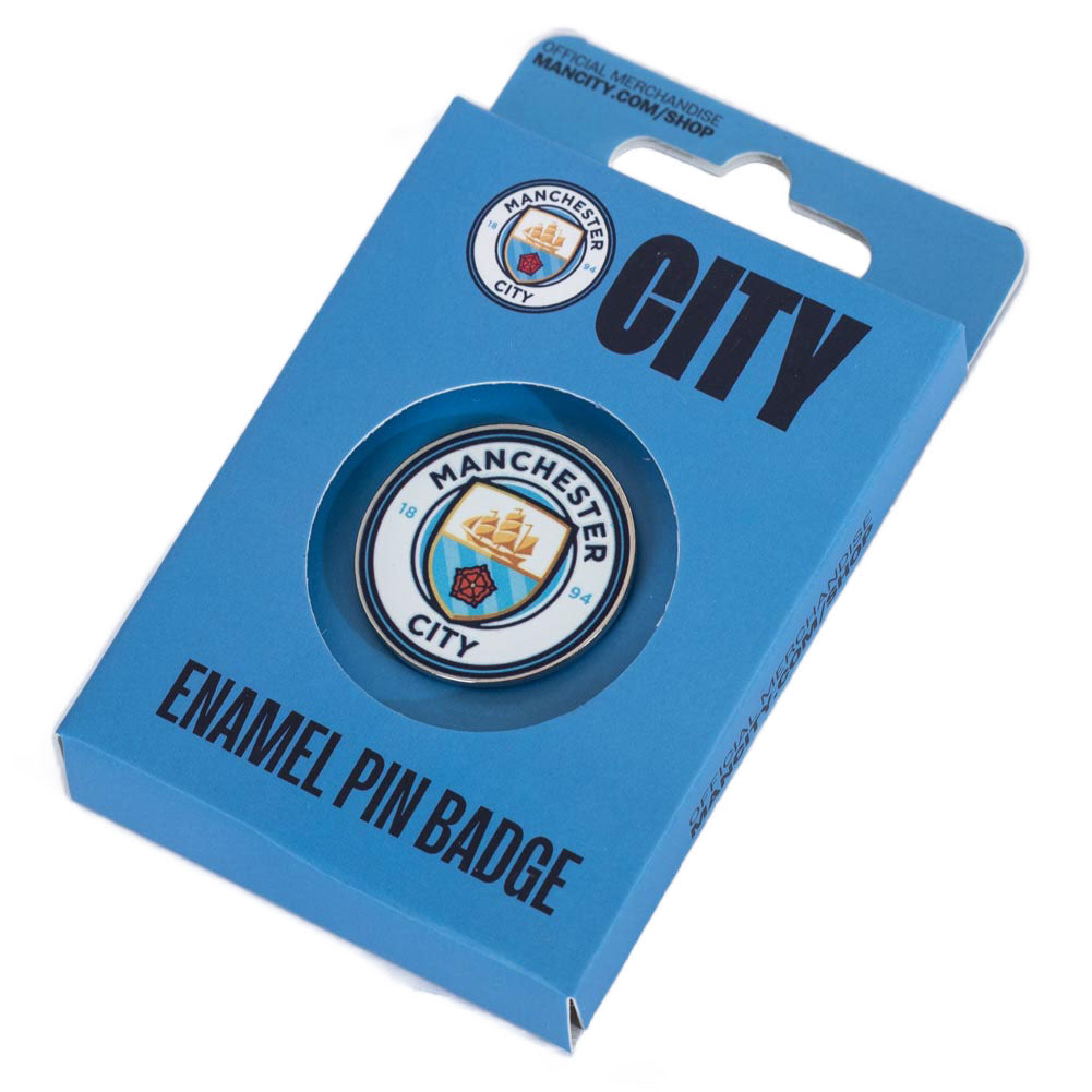 Manchester City FC Club Crest Pin Badge 3