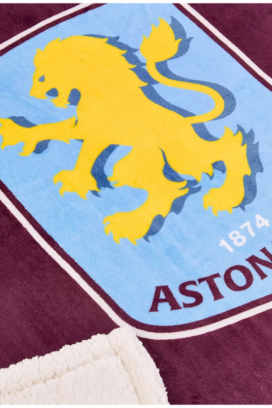 Aston Villa FC Sherpa Fleece Blanket