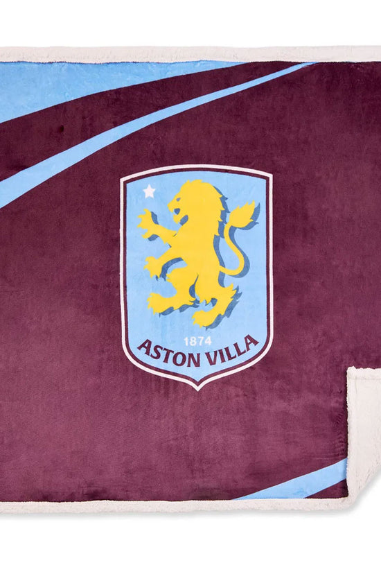 Aston Villa FC Sherpa Fleece Blanket
