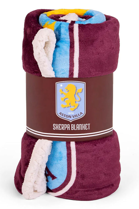 Aston Villa FC Sherpa Fleece Blanket