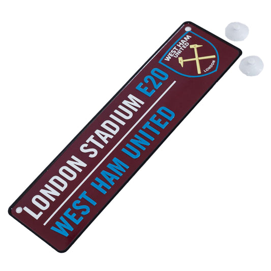 West Ham United FC Colour Window Sign 1