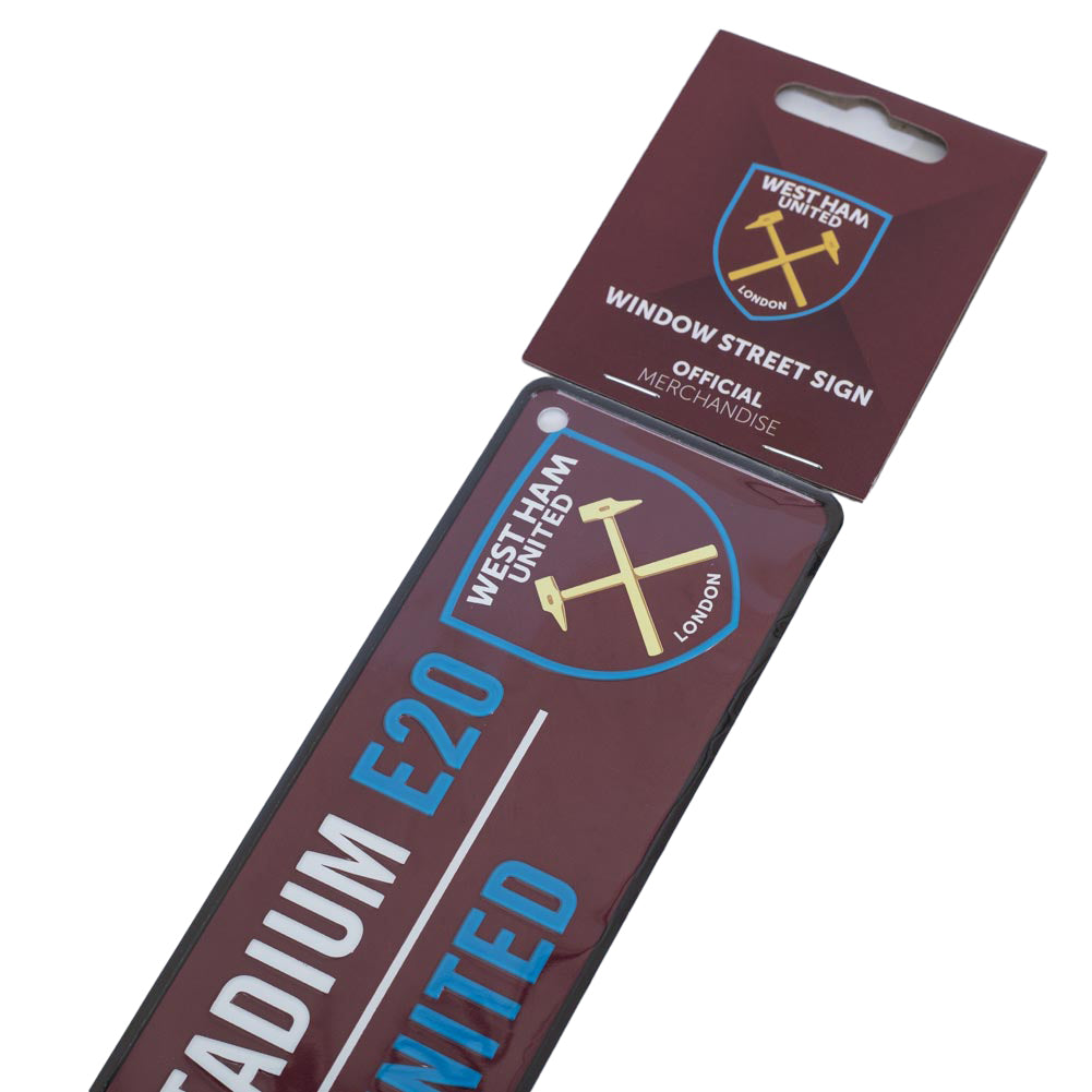 West Ham United FC Colour Window Sign 2
