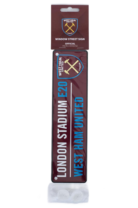 West Ham United FC Colour Window Sign 3