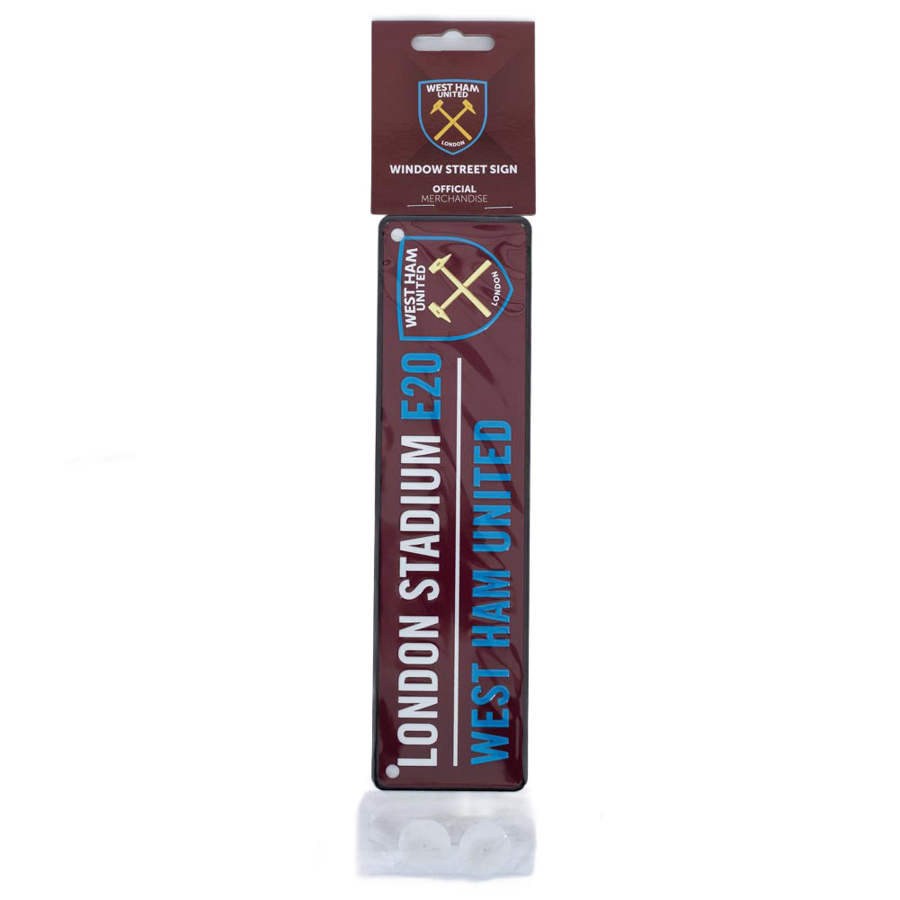 West Ham United FC Colour Window Sign 3