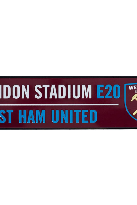 West Ham United FC Colour Window Sign