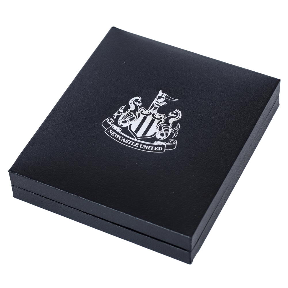 Newcastle United FC Silver Plated Boxed Pendant 4