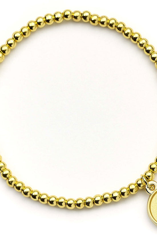 Liverpool FC Gold Finish Bead Bracelet