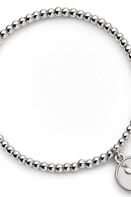 Tottenham Hotspur FC Silver Finish Bead Bracelet