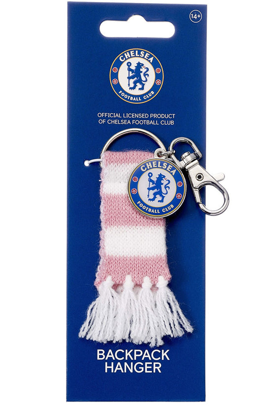 Chelsea FC Pink Bar Scarf Bag Charm