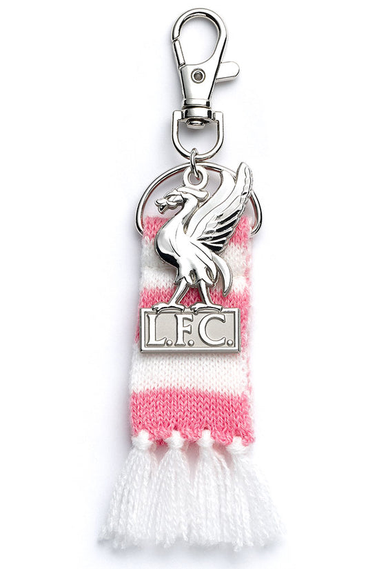 Liverpool FC Pink Bar Scarf Bag Charm