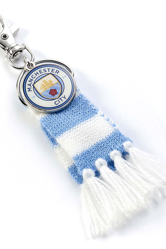 Manchester City FC Blue Bar Scarf Bag Charm
