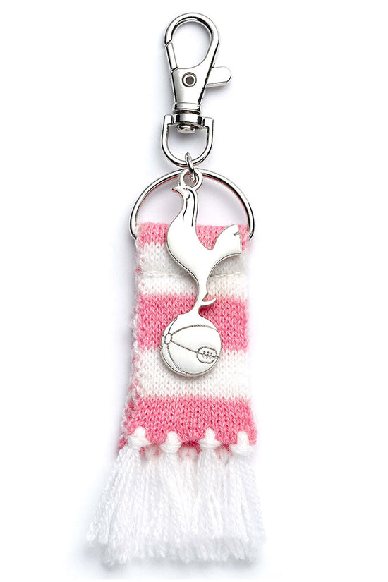 Tottenham Hotspur FC Pink Bar Scarf Bag Charm