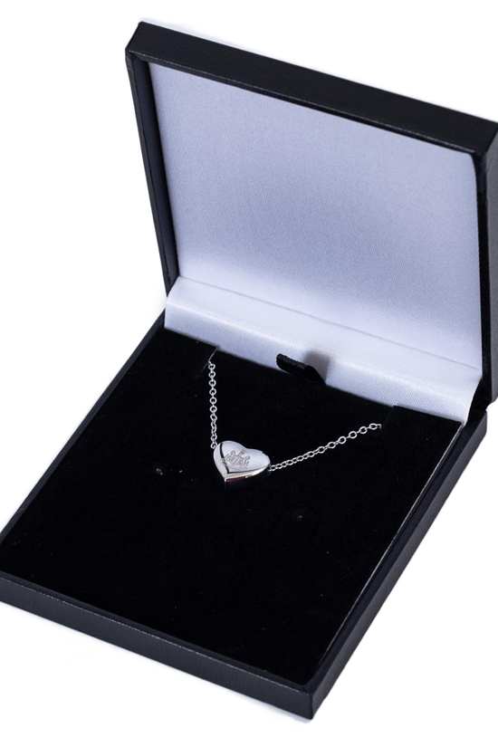 Newcastle United FC Stainless Steel Heart Necklace 1