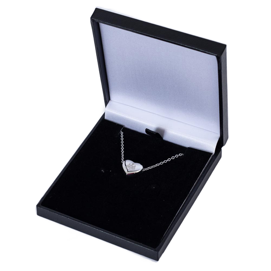 Newcastle United FC Stainless Steel Heart Necklace 1