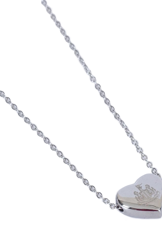 Newcastle United FC Stainless Steel Heart Necklace