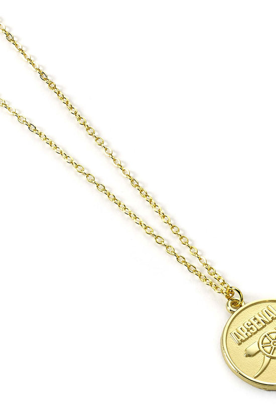 Arsenal FC Gold Finish Crest Necklace 1