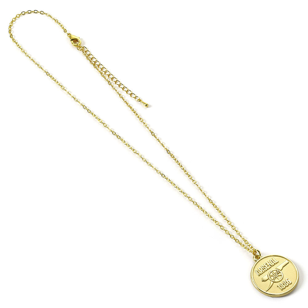 Arsenal FC Gold Finish Crest Necklace 2