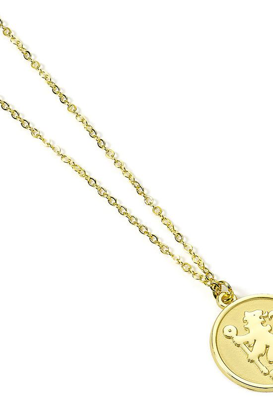 Chelsea FC Gold Finish Crest Necklace 1