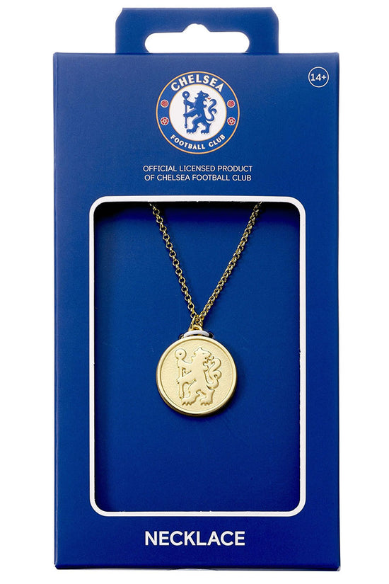 Chelsea FC Gold Finish Crest Necklace 3