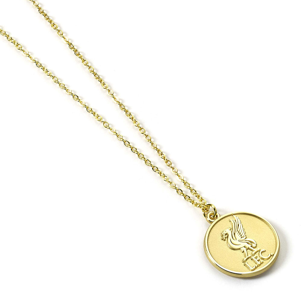 Liverpool FC Gold Finish Crest Necklace 1