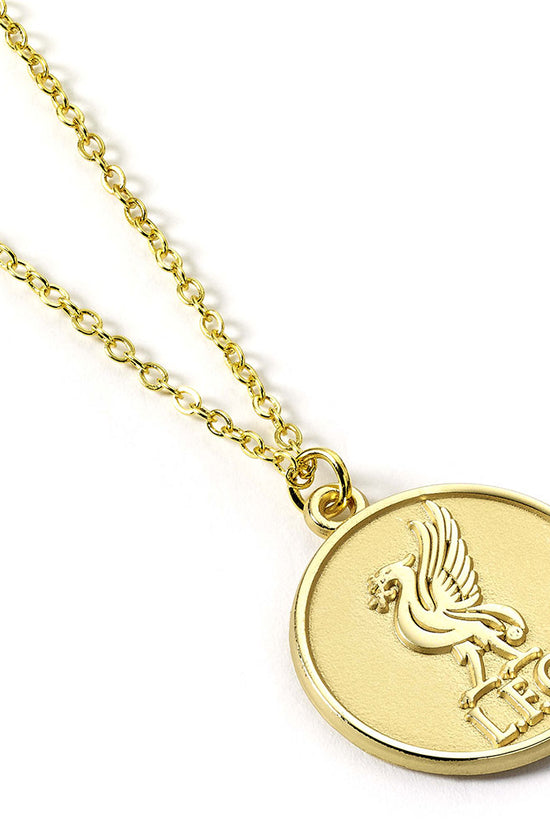 Liverpool FC Gold Finish Crest Necklace
