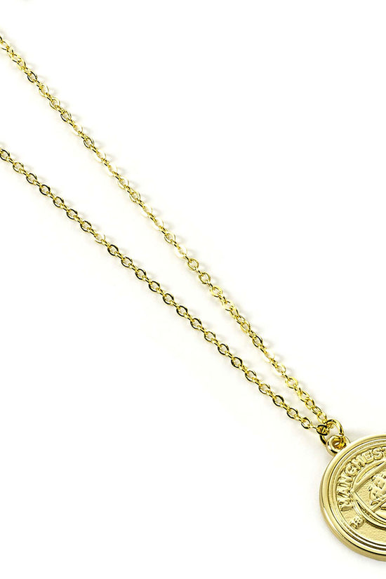 Manchester City FC Gold Finish Crest Necklace 1