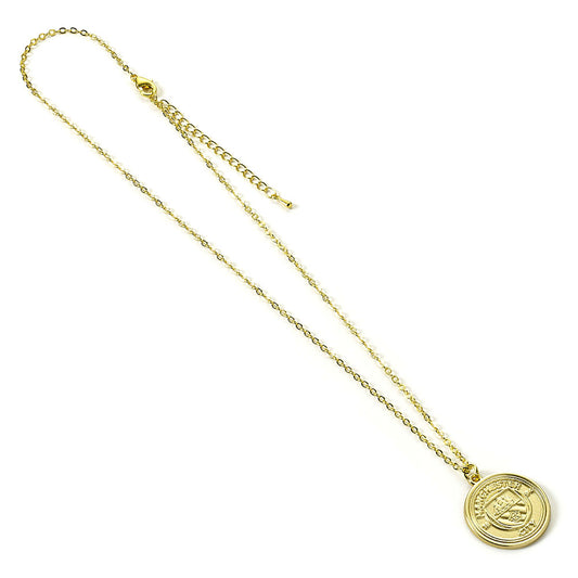Manchester City FC Gold Finish Crest Necklace 2