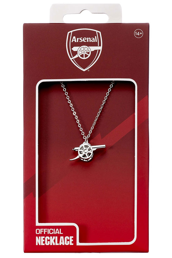 Arsenal FC Silver Finish Cannon Necklace 3