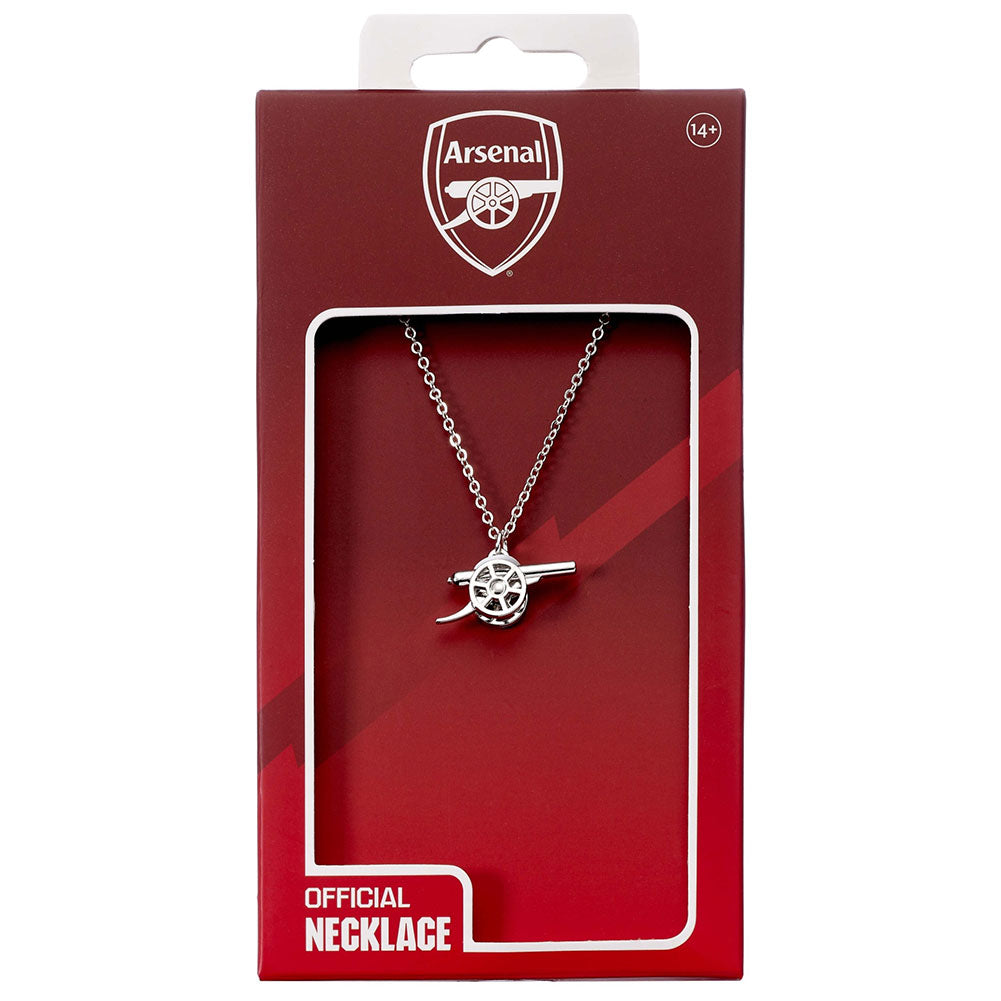 Arsenal FC Silver Finish Cannon Necklace 3
