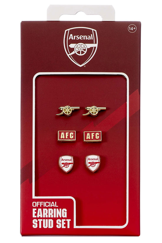 Arsenal FC Stud Earring Set 3
