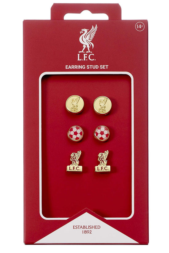 Liverpool FC Stud Earring Set 3
