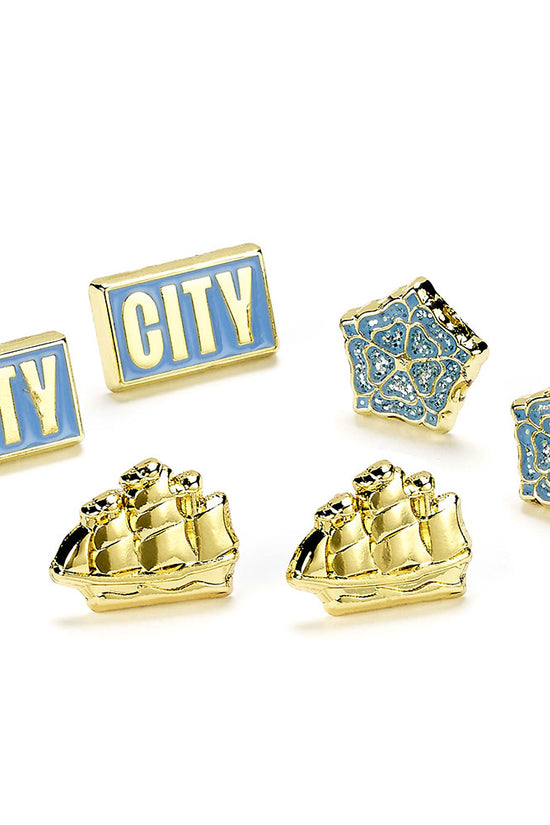 Manchester City FC Stud Earring Set