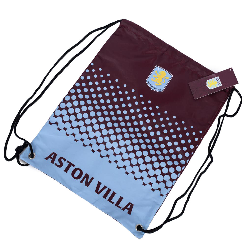 Aston Villa FC Fade Gym Bag 1