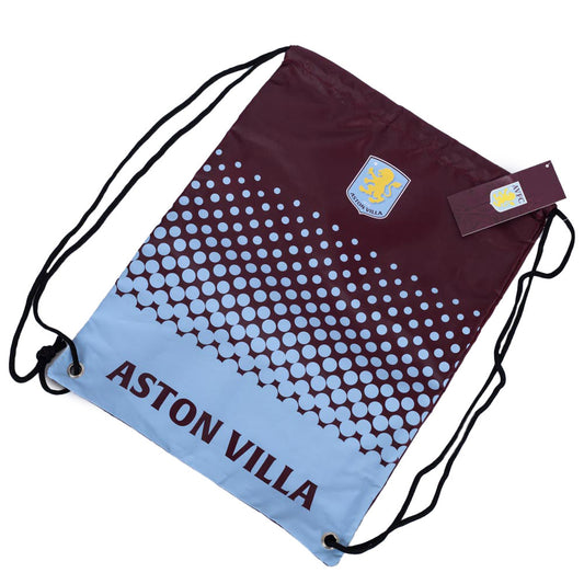 Aston Villa FC Fade Gym Bag 1