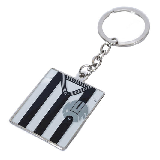 Newcastle United FC Retro Shirt Keyring 1