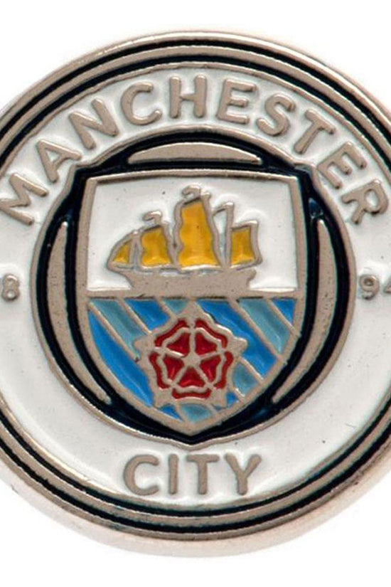 Manchester City FC Keyring & Badge Set