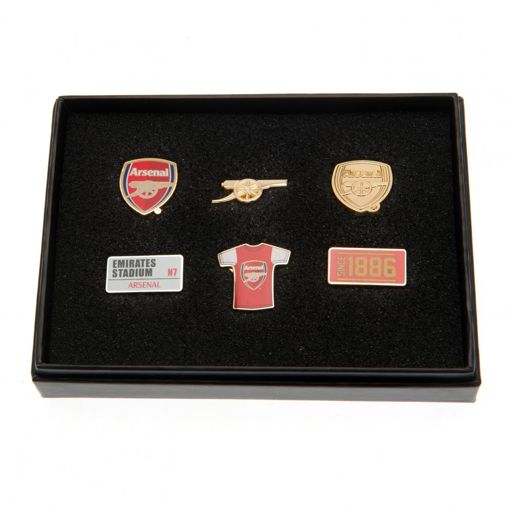 Arsenal FC 6pc Badge Set