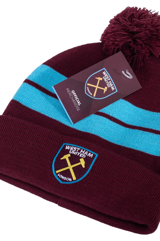 West Ham United FC Bar Knit Ski Hat