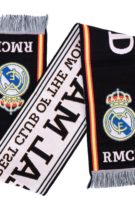 Real Madrid FC Black Scarf 1