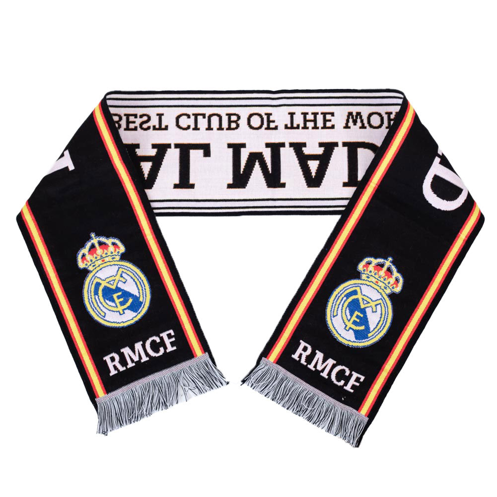Real Madrid FC Black Scarf 2